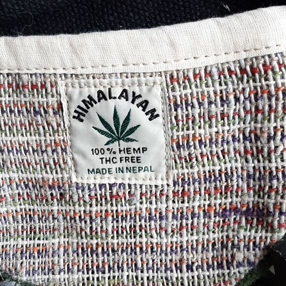 HIMALAYAN NEPAL Hemp  Money Bag 3  7W x6 L  7‎ Total Free For Bag over 30 - Picture 8 of 12